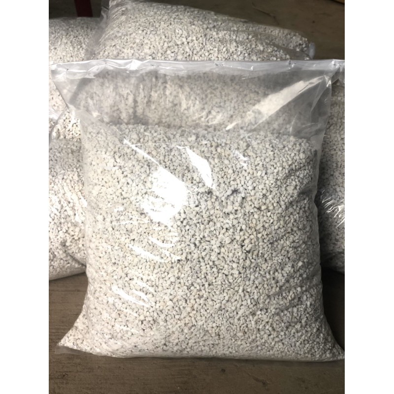 Đá Perlite - Đá trân châu siêu nhẹ cho sen đá & xương rồng gói 500gr