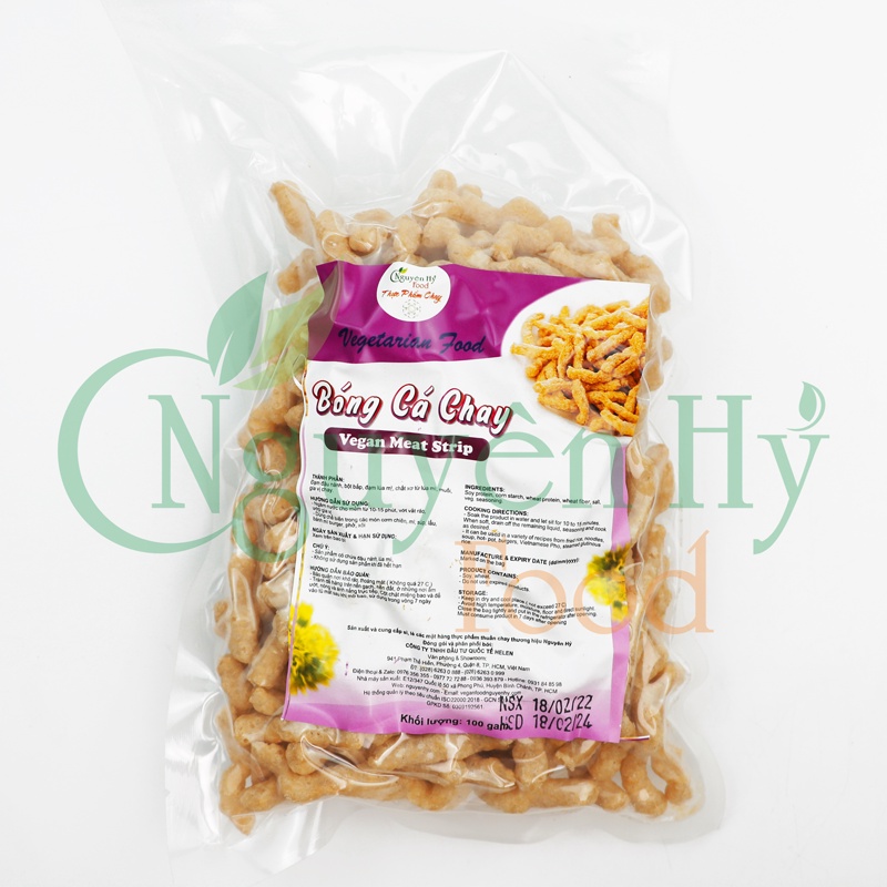 Bóng Cá Chay Nguyên Hỷ - 100g/500g