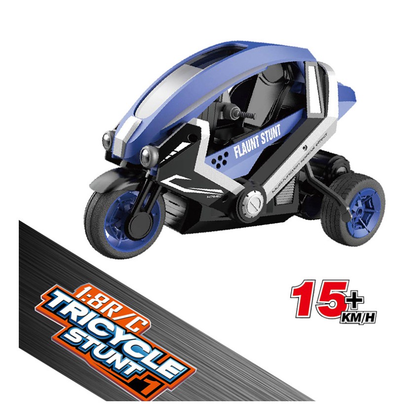Xe điều khiển tricyle stunt car 1/8 rc rtr ( xe điều khiển 3 bánh )