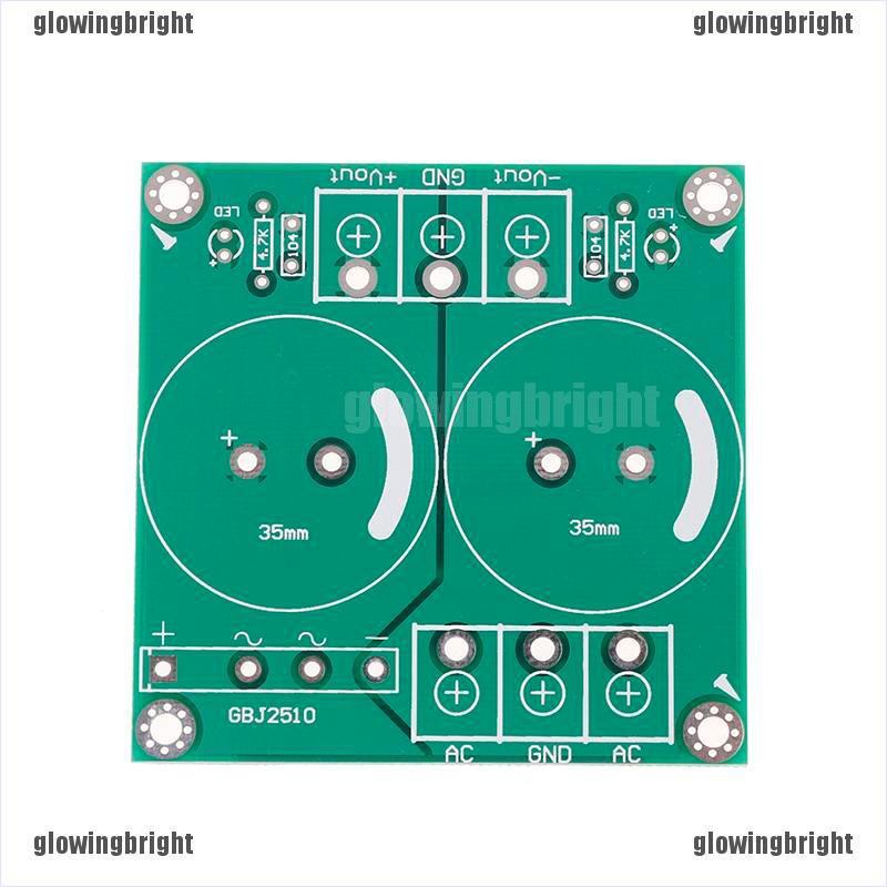Bảng mạch chỉnh lưu pcb khuếch đại âm thanh AC-DC đơn 25A
