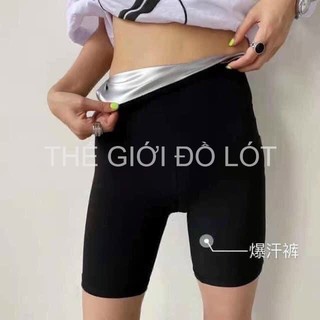 Quần ngố giảm mỡ bụng eo giúp đổ mồ hôi sinh nhiệt tan mỡ hiệu quả hơn khi tập Gym và Thể thao