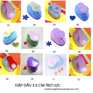 Craft punch - Bấm giấy hình Kamei (2,5cm/ 1.8 cm)-01 chiếc