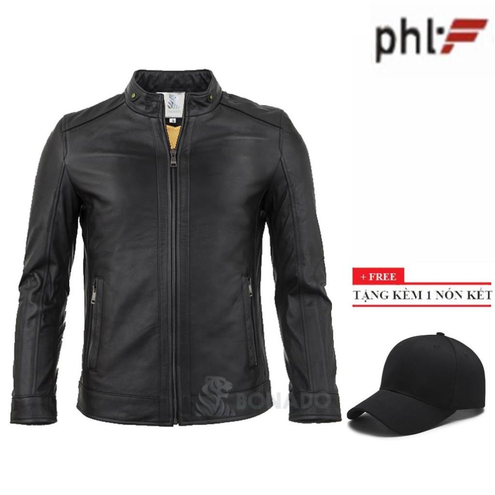 Áo Khoác Da nam hàn quốc phl Fashion AD9133 - Tặng nón độc lạ