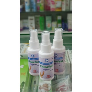 Nước rửa tay khô kháng khuẩn CHOLORFAST 50ML (Dạng Xịt)