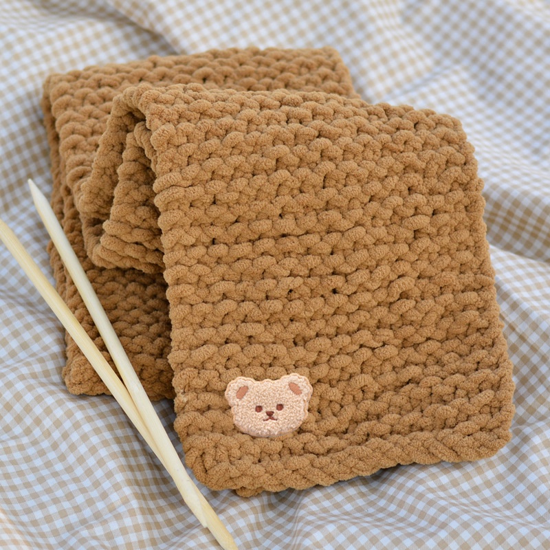 Sticker dán ủi gấu bông cute, trang trí và may vá áo, miếng dán đa năng hình Teddy xù - Fluffy Sunday