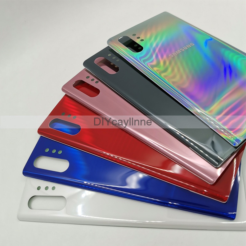 Ốp Điện Thoại Mặt Kính Kèm Nắp Bảo Vệ Camera Dành Cho Samsung Galaxy Note10 / Note 10 Plus