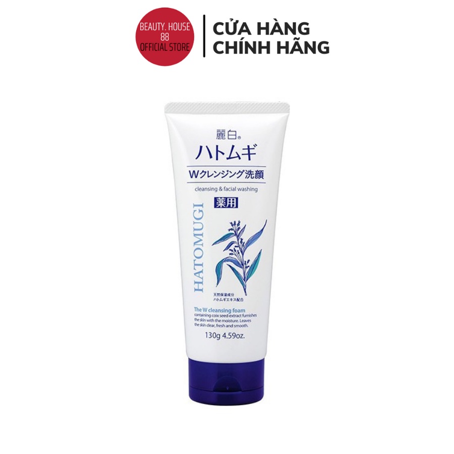 Sữa Rửa Mặt Chiết Xuất Ý Dĩ Hatomugi Nhật Bản 130gr