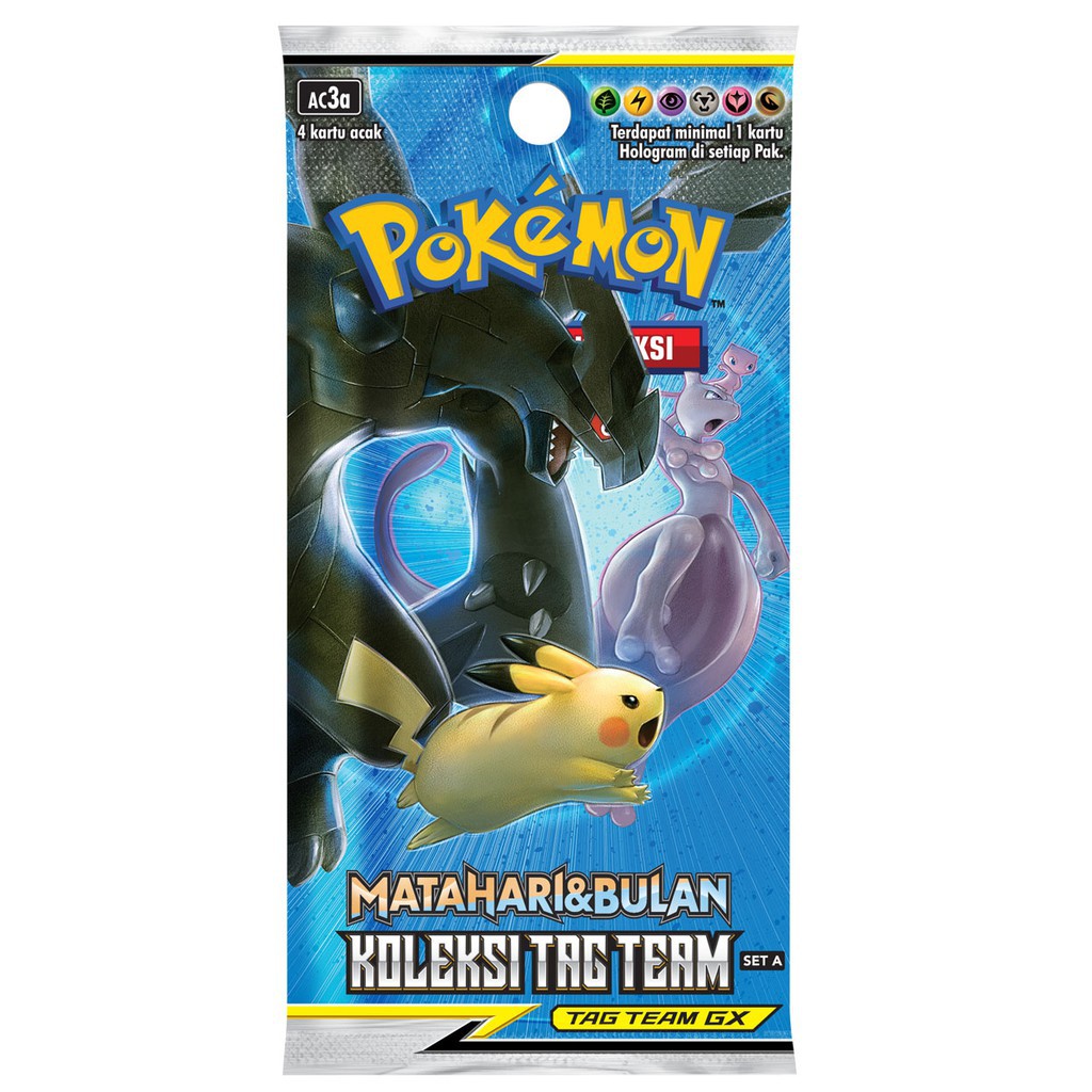 Mô Hình Nhân Vật Pokemon-Card Sun & Month Booster Pack Ac3A