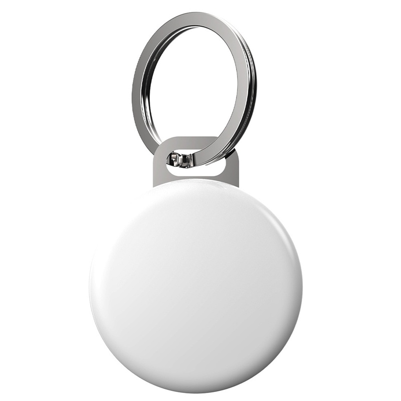 Vỏ Bảo Vệ Hộp Đựng Tai Nghe AirTag Bằng Thép Không Gỉ Kèm Móc Khóa Chống Thất Lạc Tiện Dụng