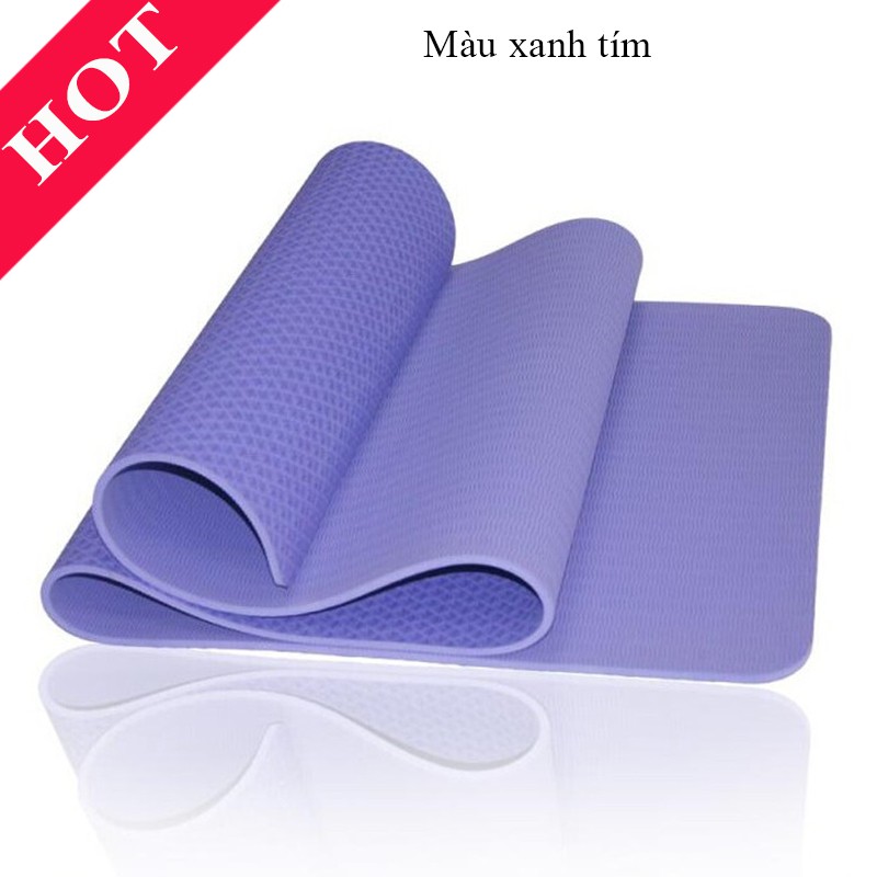 Thảm Tập Yoga TPE cao cấp ❤️ FREESHIP ❤️ Êm Ái Siêu Bám Chống Trượt Tốt