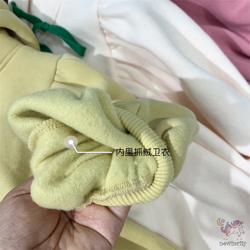 Đầm hoodie dày dặn phong cách Hàn Quốc dành cho bé gái