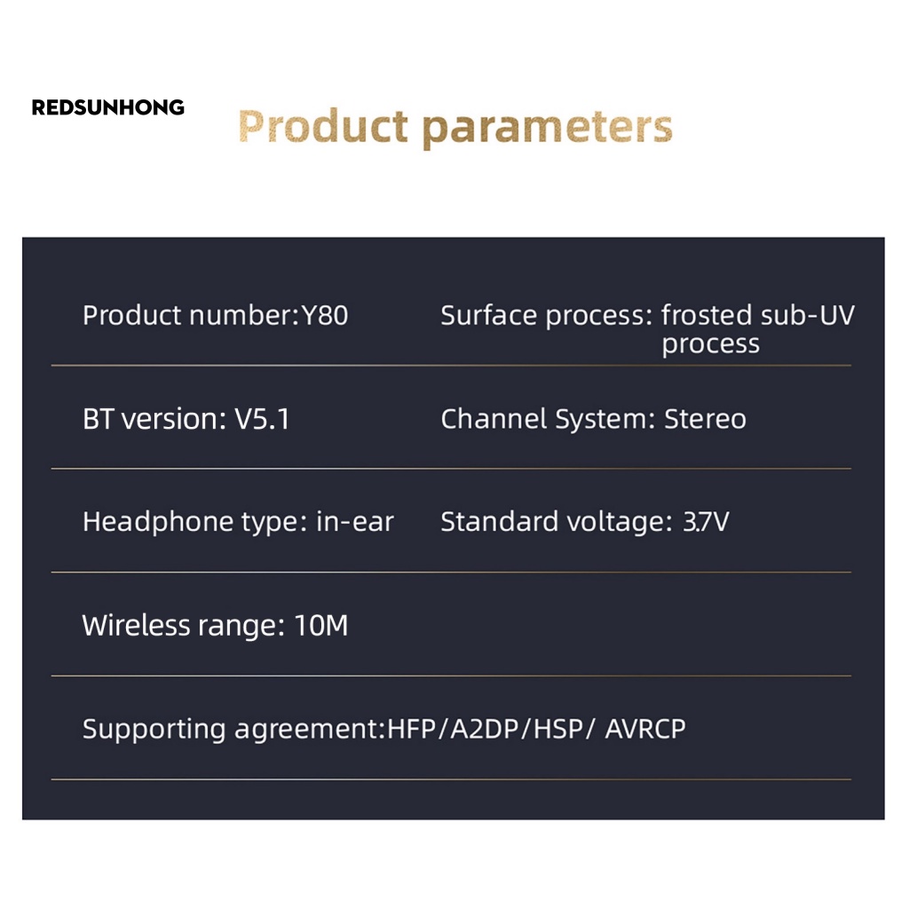 Cặp Tai Nghe Bluetooth 5.1 RSH.z Thiết Kế Nhỏ Gọn Tiện Dụng