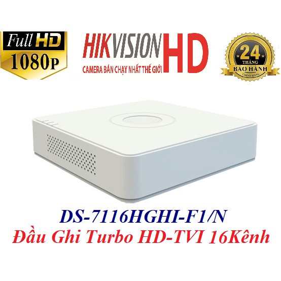 đầu Ghi Hinh 16 Kenh Hikvision Ds 7116hghi F1 N Tại Quảng Nam