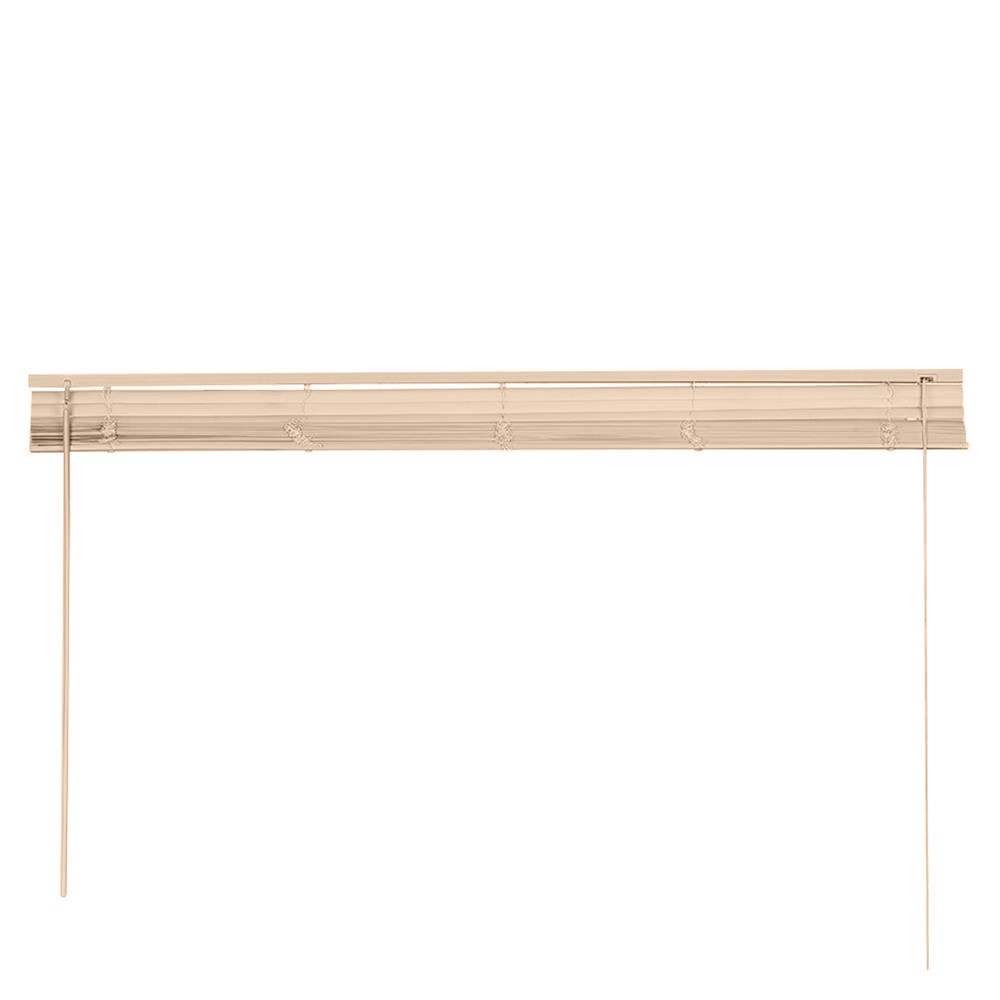 HomeBase HLS Rèm cửa màn cửa kéo nhựa Vinyl Thái Lan 155x160cm màu kem