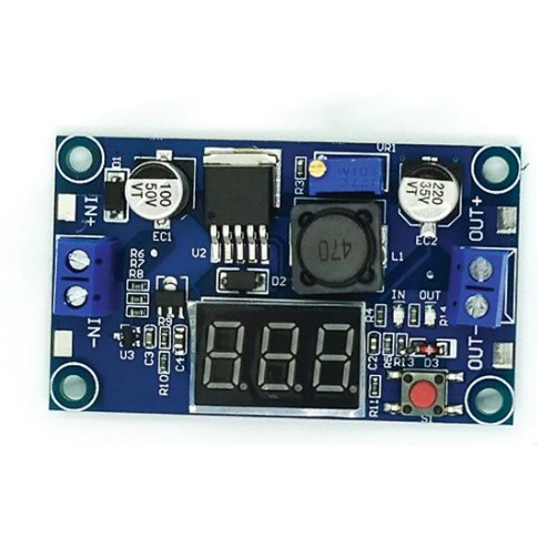 Mạch hạ áp ổn áp điều chỉnh được 1.5~29VDC 3A Có LED hiển thị
