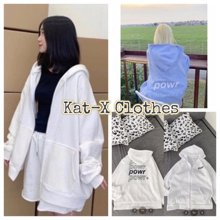 Áo Hoodie ❤️FREESHIP❤️Áo nỉ bông dưới 75kg - powr 4 màu