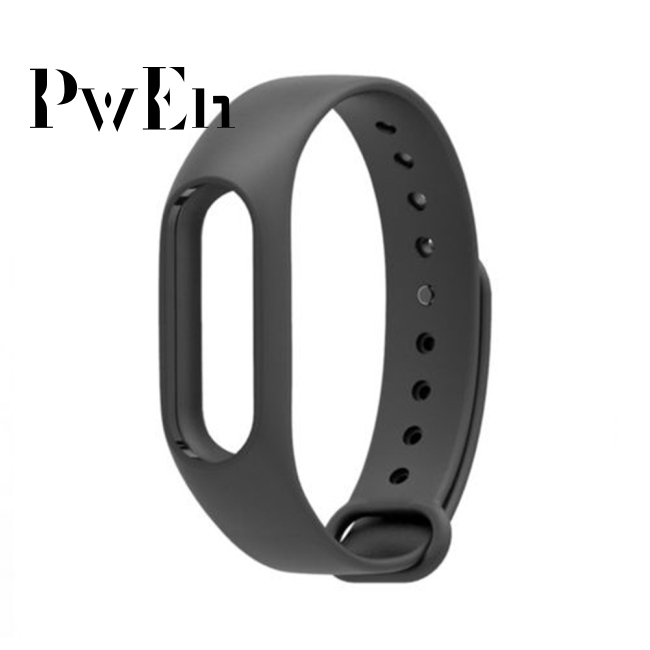 Dây đeo thay thế chất liệu silicon màu trơn cho XIAOMI MI Band 2