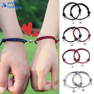 Set 2 Vòng Tay Bện Dây Đính Đá Thời Trang Lãng Mạn