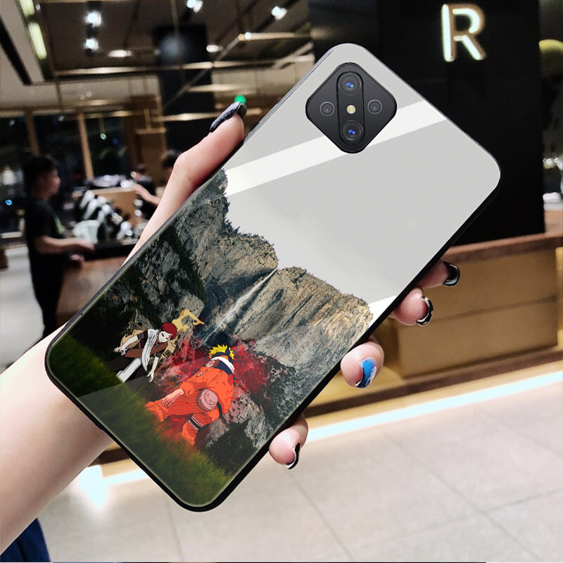 2021 Boutique Phone Case Redmi Note 8 8T 9 Xiao Mi 8 9 F1 A1 5X A2 6X Pro Max Glass case Naruto