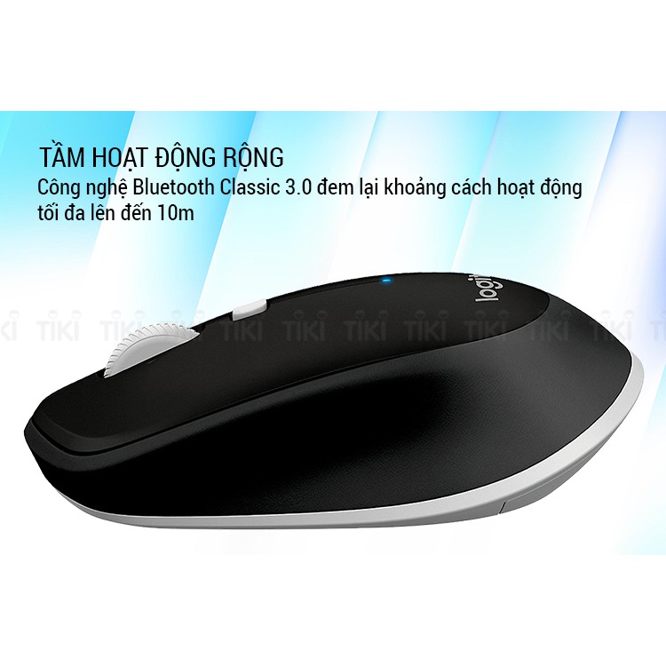 Chuột không dây Bluetooth Logitech M337 - Hàng Chính Hãng, BH 12 tháng