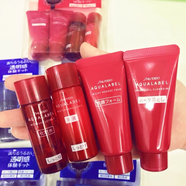 Sét mini shiseido aqualabel