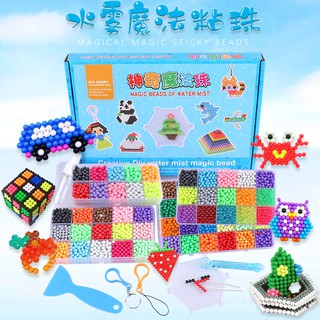 Magical Water Mist Magic Bead Set Children’s Birthday Gift Box Manual DIY Magic Water Soluble Bean Disney Toys