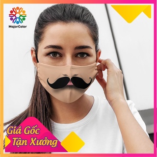 Khẩu Trang Vải Eco Mask Mặt Người_125 MajorColor Vải Cotton 100%, Kháng Khuẩn, Có Thể Giặt, Tái Sử Dụng Cho Nam Nữ