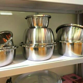 thau tô trộn đồ inox 26 cm
