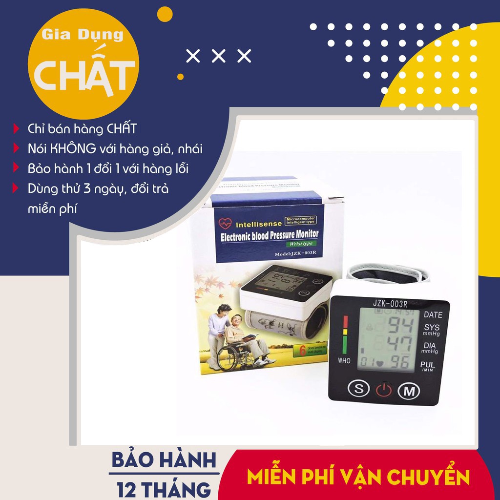 [Hàng Loại 1] Máy đo huyết áp healthy life JZK 003R - Bảo Hành 12 tháng