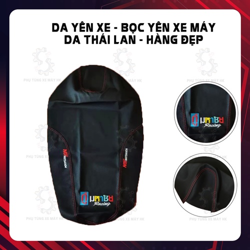 Da Yên Xe Máy - Bọc Yên Kiểu- Thêu Vành, Thêu Mặt Chữ Thái - Phù hợp Wave, Exciter, AB, Vision,...