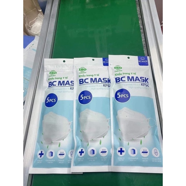 (COMBO) 5 CHIẾC Khẩu trang KF94  Mask 4 Lớp Chống Bụi Mịn Và Kháng Khuẩn Hàng Cao Cấp