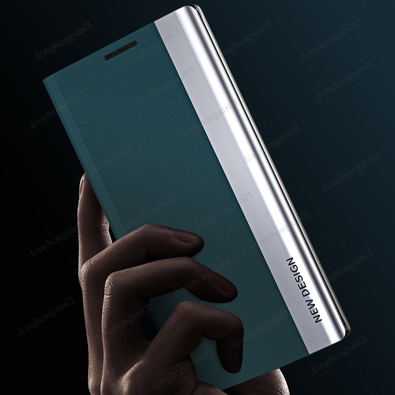 Ốp Điện Thoại Da Nắp Gập Từ Tính Thông Minh Cho Xiaomi 11T 12 POCO X4 Pro M4 Pro F4 GT X3 NFC M3 FIND X5 Redmi Note 11 K40