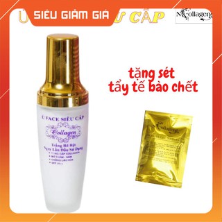Ủ TRẮNG MẶT CHUYÊN SPA CAO CẤP N.COLLAGEN (Giảm n.ám, t.àn n.hang, thâm, bậc tone da giúp da mau hấp thụ kem). KL:70g
