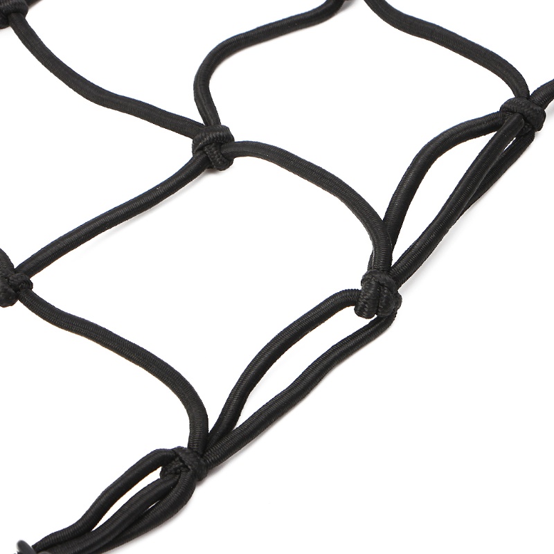 SUN Commonly Used Motorbike Transportation Luggage Net Bag 30x30cm Elastic Cargo Net  Helmet Holder