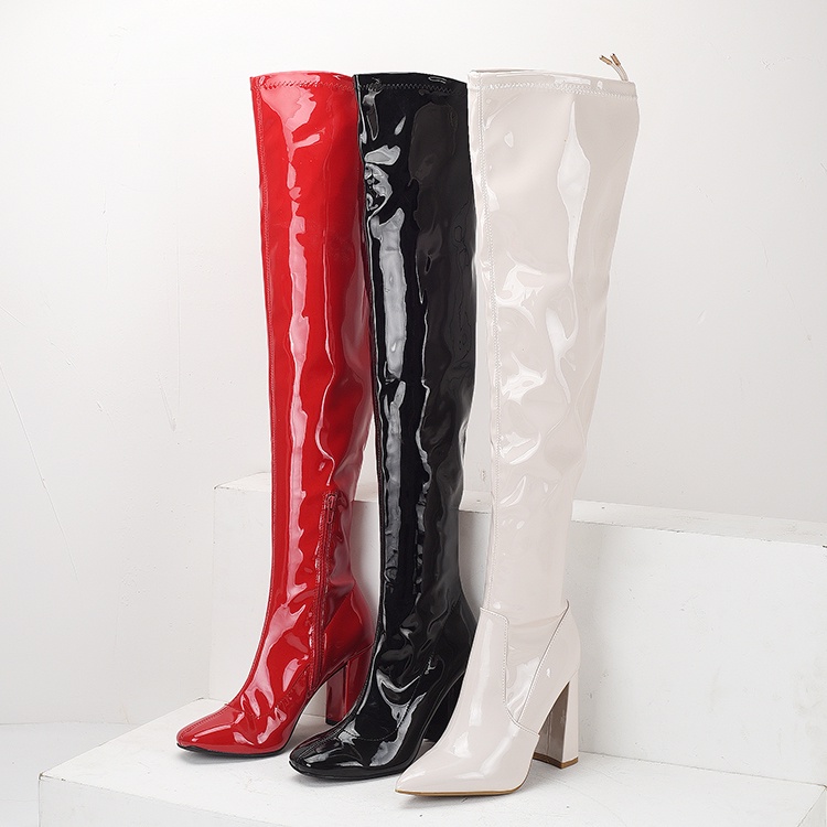 Mẫu Boots đùi hack dáng siêu đỉnh, chất da bóng sang,xịn,mịn,phù hợp mọi vóc dáng