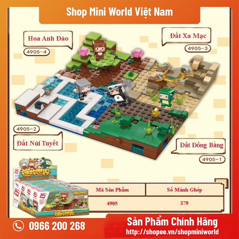 Lego Mini World Xuân Hạ Thu Đông