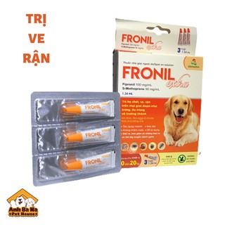 Thuốc trị ve, rận cho chó Fronil Extra