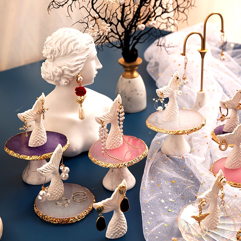 Giá Đỡ Trưng Bày Trang Sức Hình Nàng Tiên Cá