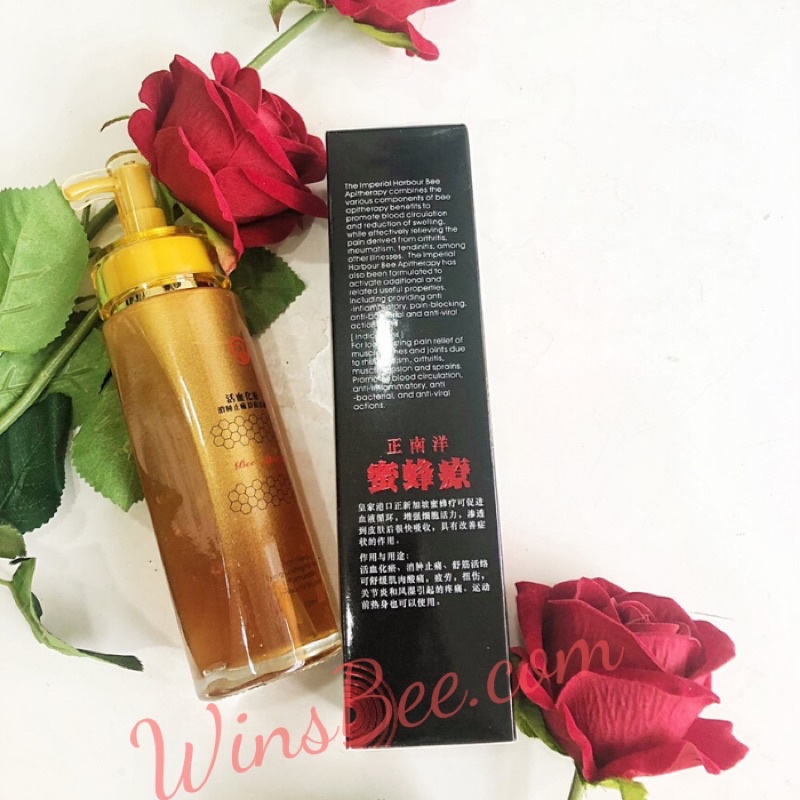 DẦU NỌC ONG SƯ TỬ ĐỎ BEE APITHERAPY 120ml SINGAPORE có quà tặng