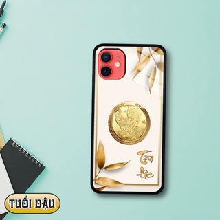 Ốp lưng kính 3D 12 con giáp - iphone 12