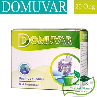 Dung dịch uống men vi sinh domuvar-giúp cơ thể cân bằng lại hệ vi khuẩn đường ruột hỗ trợ rối loạn tiêu hóa tiêu chảy
