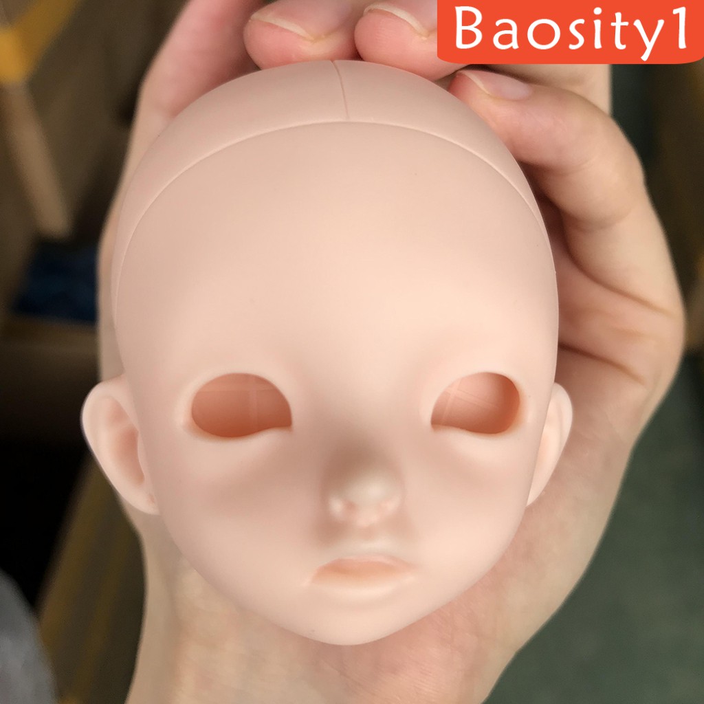 Mô hình đầu búp bê chưa sơn 1 / 6 ob28cm