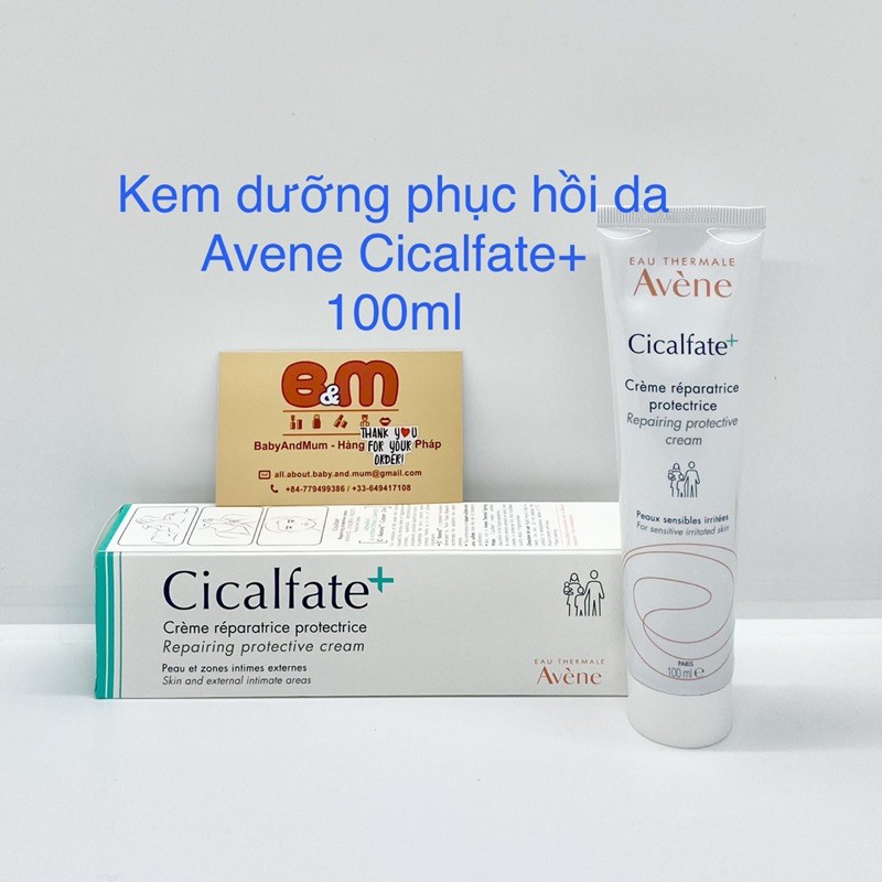 [Bill Pháp] Kem Dưỡng Da Avene Cicalfate + Repairing Cream kem làm dịu da