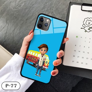 Ốp lưng kính 3D iPhone 11 Pro- hình cute