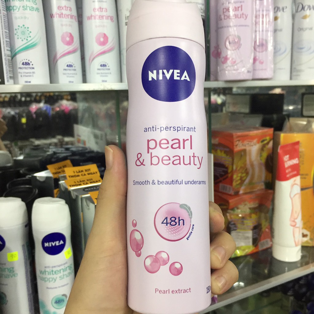 XỊT KHỬ MÙI NGỌC TRAI NIVEA PEARL & BEAUTY 150ml