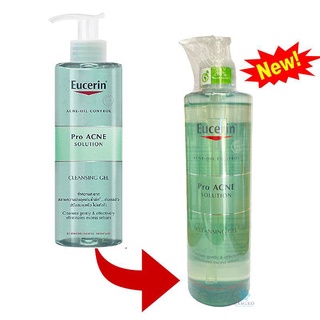 Gel rửa mặt Eucerin Pro Acne Cleansing Gel 400ml - dành cho da nhờn mụn