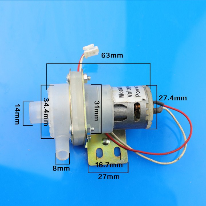 Máy Bơm Nước Mini 8V, máy bơm tạo áp lực nước, máy bơm chìm, thay máy bơm bình thủy điện