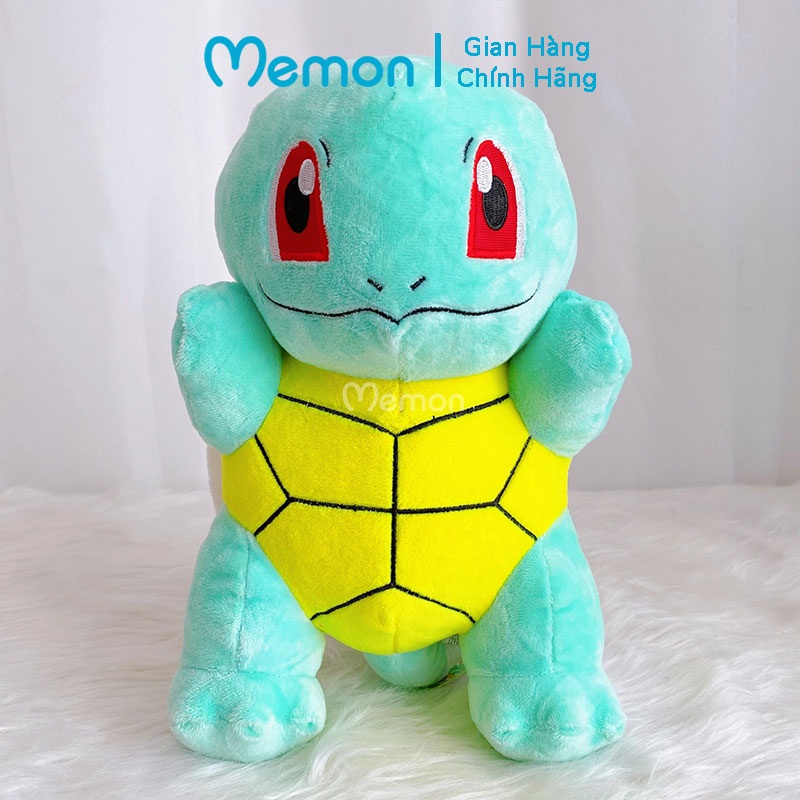 [Mã LIFEM1 giảm 50k đơn 99k] Gấu Bông Rùa Zenigame Squirtle Pokemon Cấp Memon