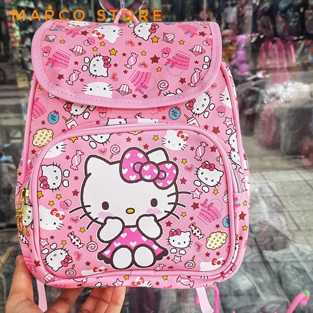 Balo Hello Kitty Dễ Thương Cho Bé Gái (3-5 Tuổi) - Balo Mẫu Giáo - Đẹp + Rẻ + Chắc Chắn