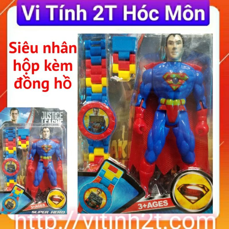 Đồ chơi Siêu nhân hộp kèm đồng hồ cực cool